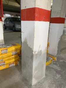 mantenimiento garaje edificio refuerzo de pilares 5