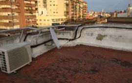 Rehabilitación cubierta edifico Valencia Puntal Tecnico