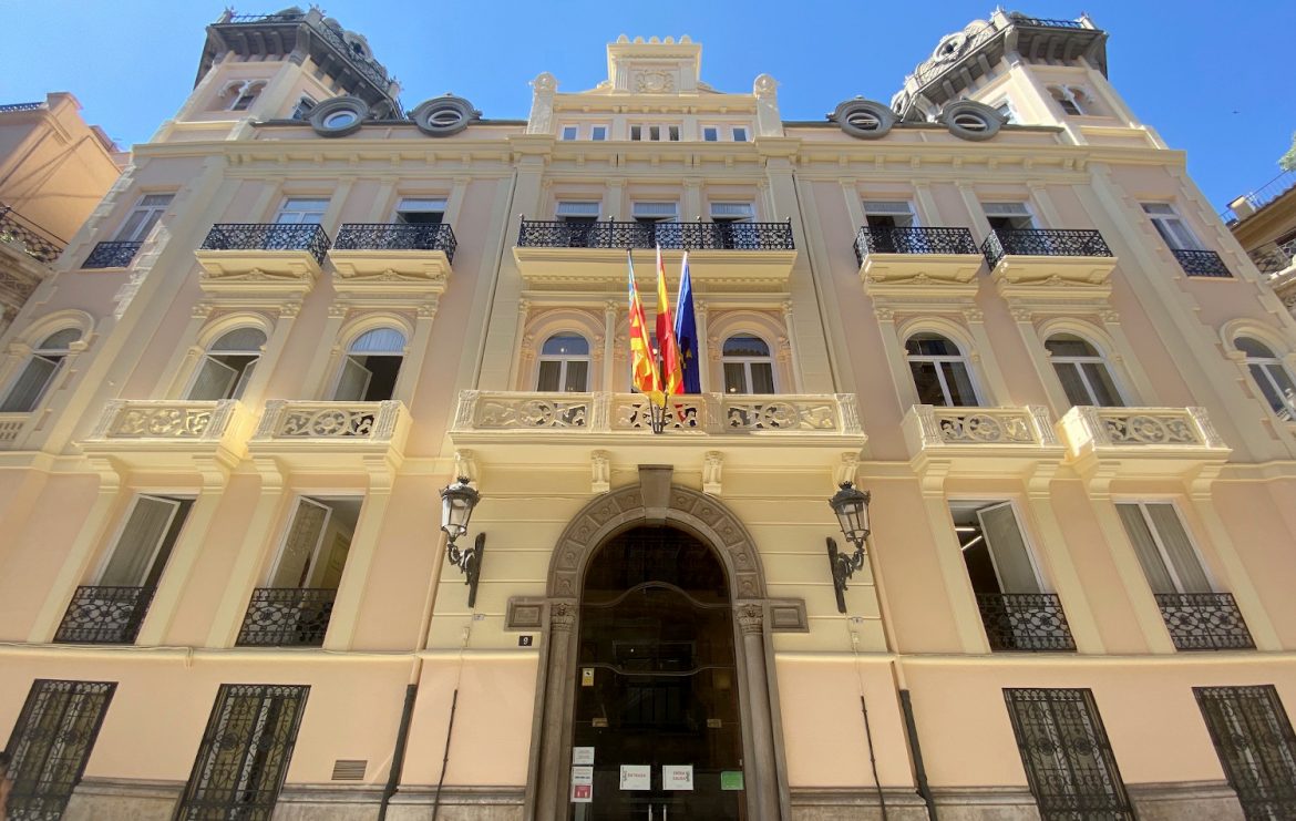 rehabilitacion edificio restauracion fachada presidencia generalitat valenciana fachada principal